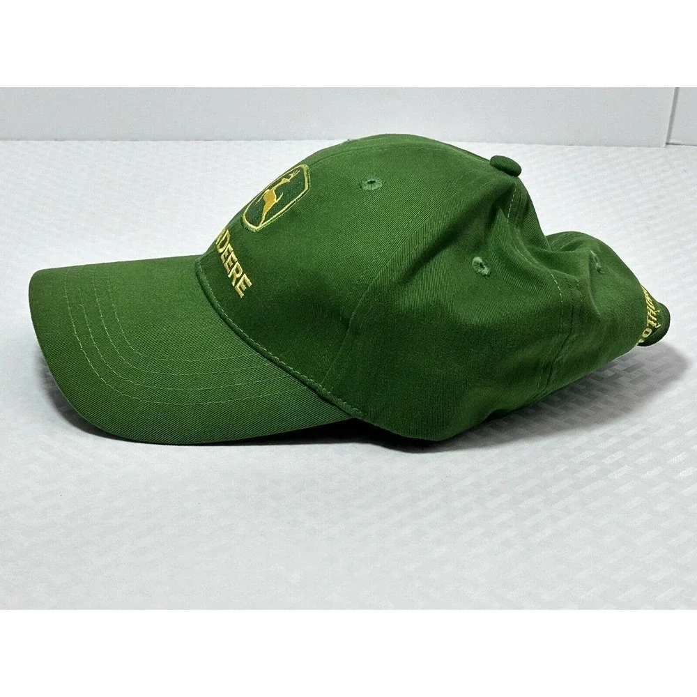 John Deere Hat Adjustable Cap Owner's‎ Edition Green Nothing Runs Like A Deere